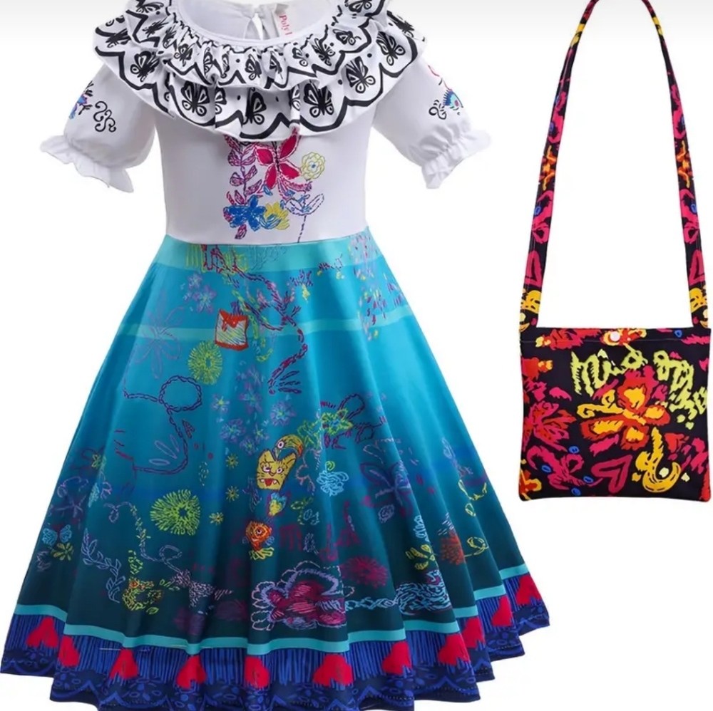 Mirabel Girls Costume Sz 7-8